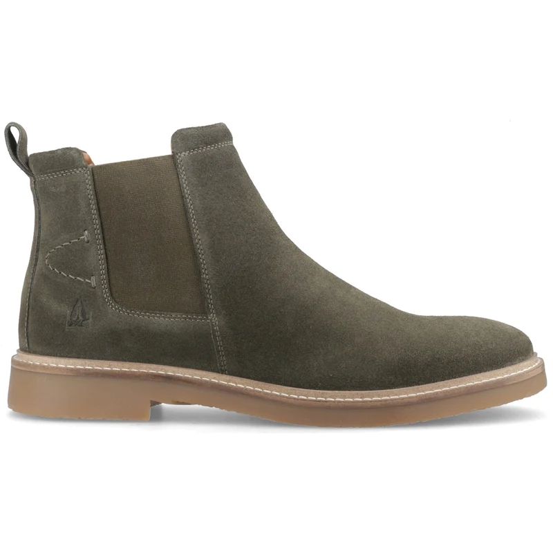 Hush Puppies Heren Gareth Chelsea Laars | Khaki