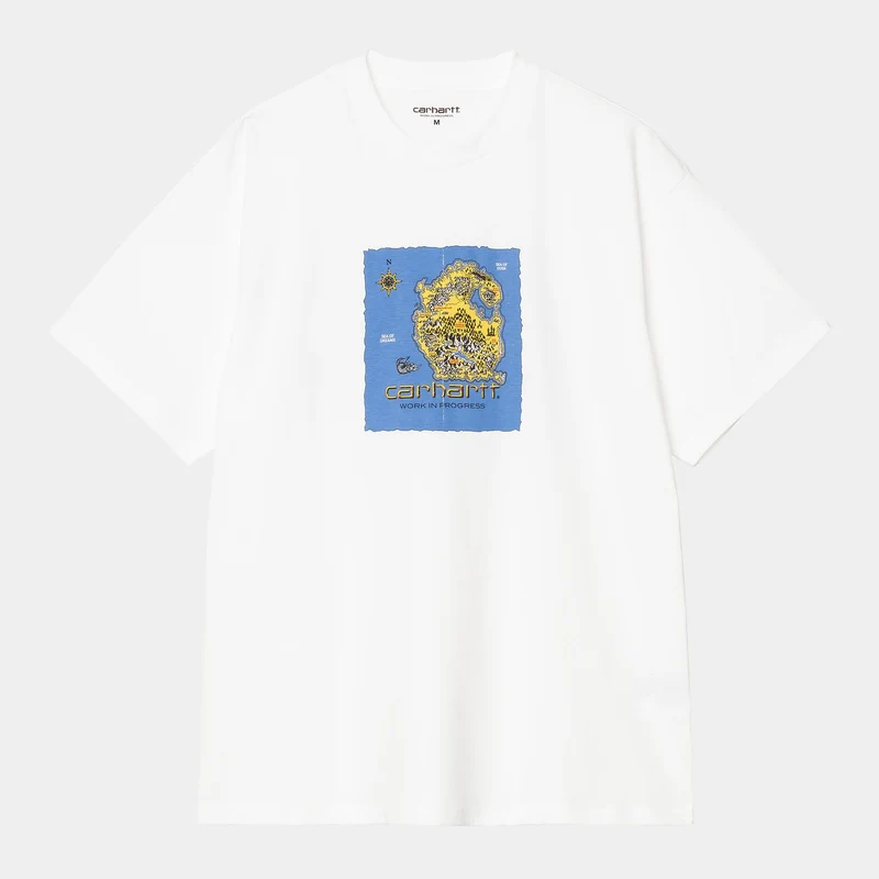 Carhartt WIP Heren Old World T-shirt | Wit