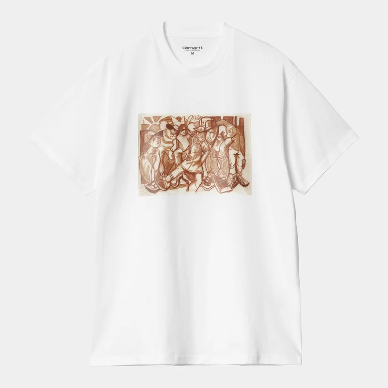 Carhartt WIP Heren Cai Arfon Bellis T-shirt | Wit