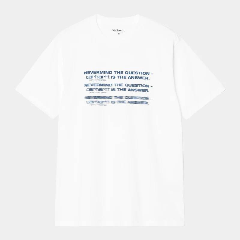 Carhartt WIP Heren Nevermind T-shirt | Wit