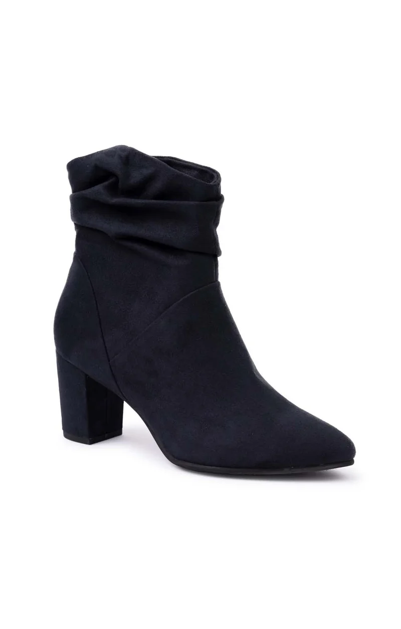 Marco Tozzi damesmode suède laarzen - marineblauw