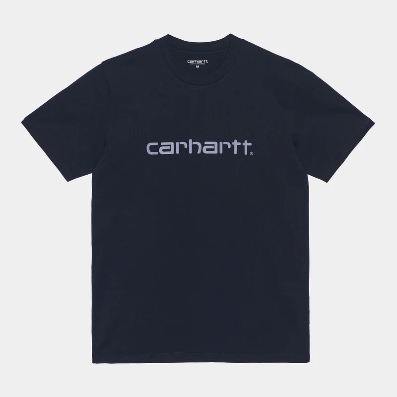 Carhartt WIP Script T-shirt met korte mouwen voor heren - Astro / ijskap