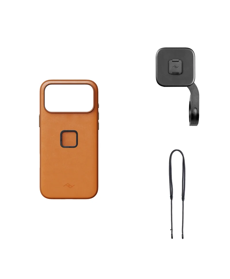 SlimLink Case for iPhone 18 Pro Max + Bundle 1 | Amber Leather