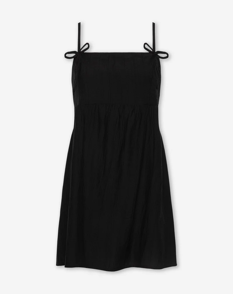 KIANA STRAPPY DRESS ZWART