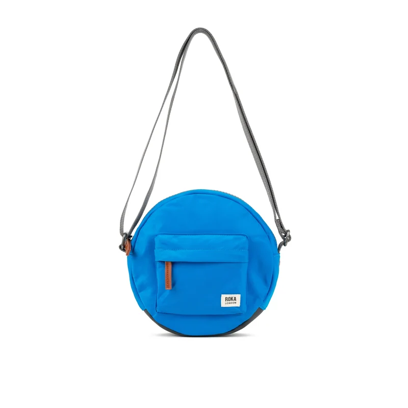 ROKA Paddington B Kleine Tas van Gerecycled Nylon - Neonblauw