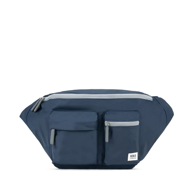 ROKA Ovale M XL Gerecyclede Nylon Tas - Midnight
