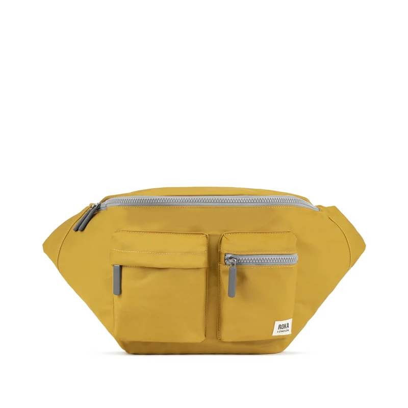 ROKA Ovale M XL Gerecyclede Nylon Tas - Maïs