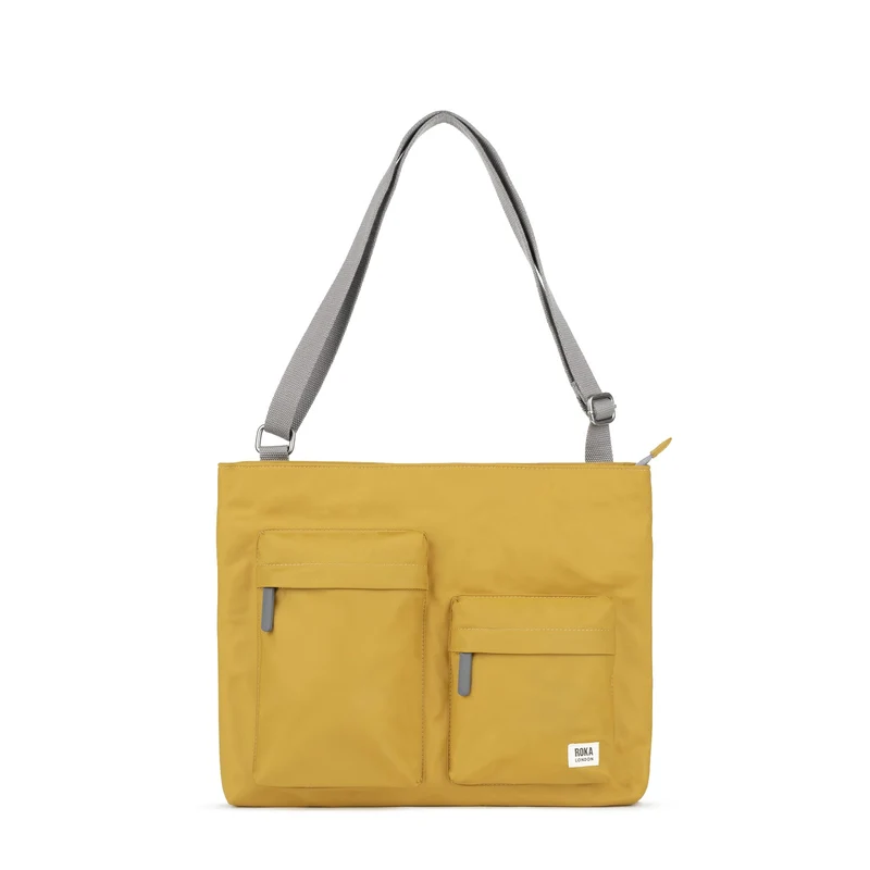 ROKA Moorgate M Medium Gerecyclede Nylon Tas - Maïs