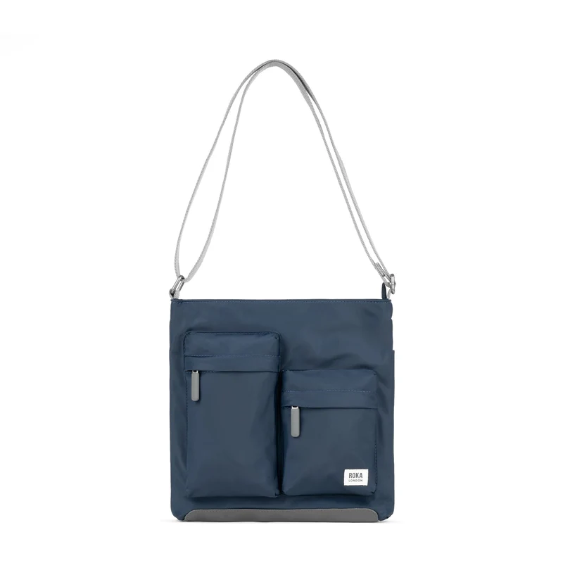 ROKA Kennington M Medium Tas van Gerecycled Nylon - Midnight