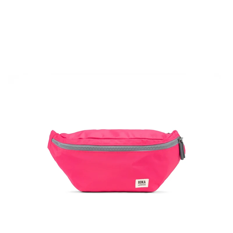 ROKA Jubilee Medium Gerecyclede Nylon Tas - Sparkling Cosmo