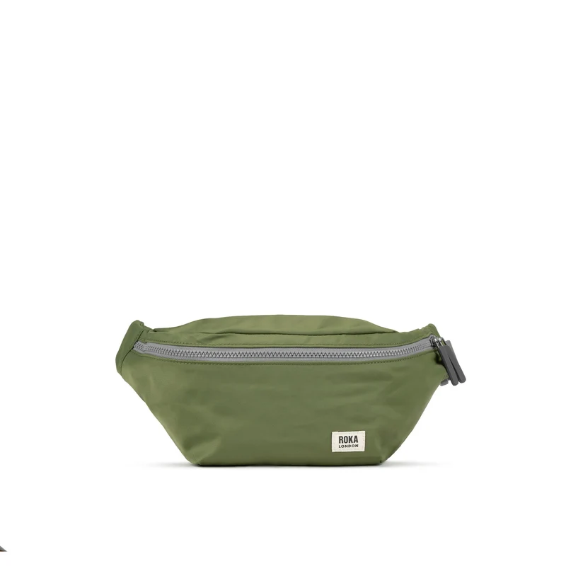 ROKA Jubilee Medium Gerecyclede Nylon Tas - Avocado