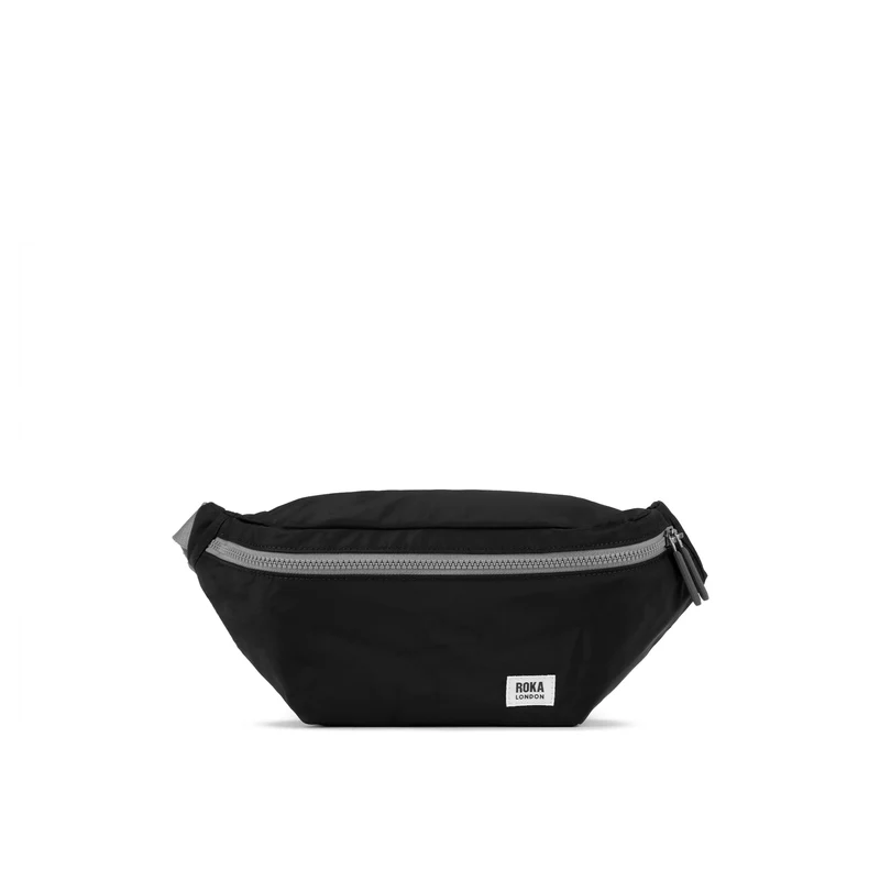 ROKA Jubilee Medium Gerecyclede Nylon Tas - Zwart