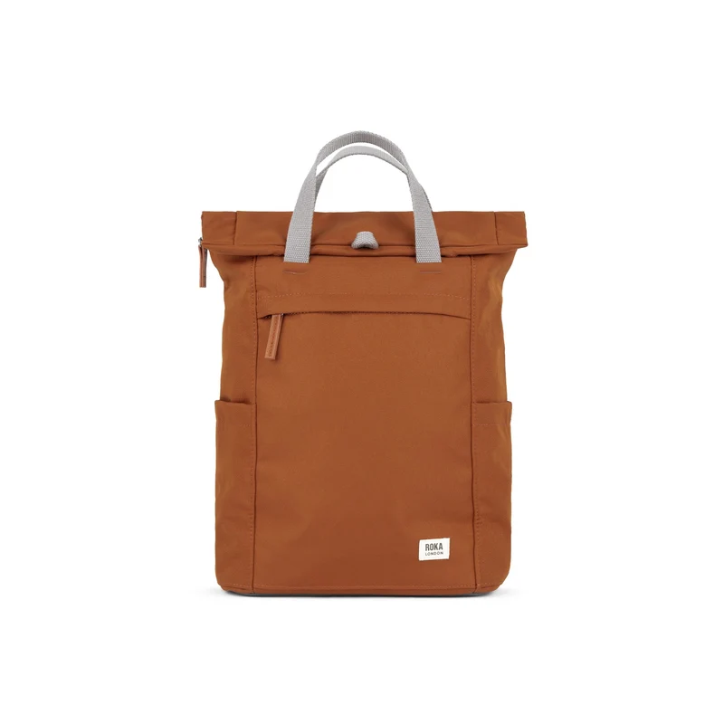 ROKA Finchley Een Bran Medium tas van gerecycled canvas