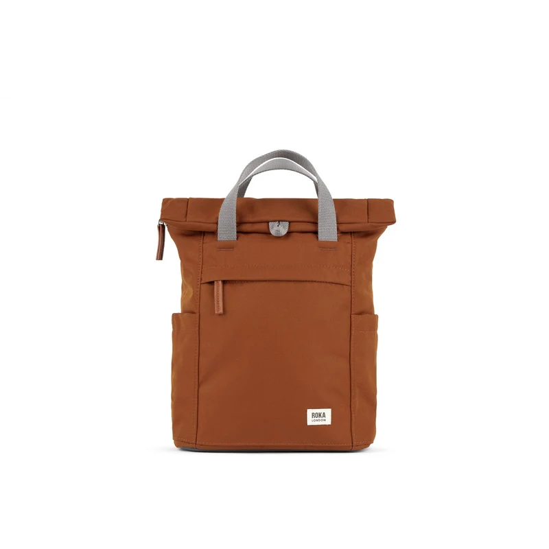 ROKA Finchley Een kleine Bran tas van gerecycled canvas