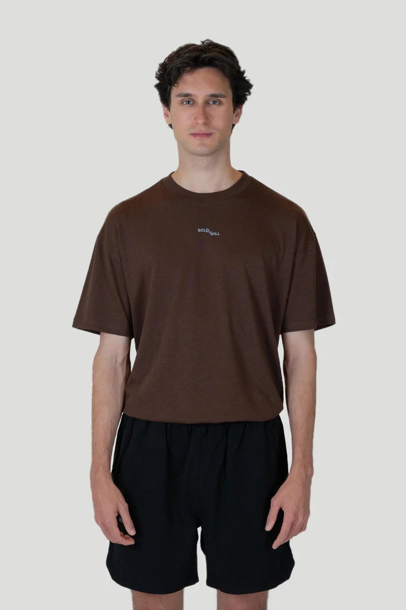 [PF50.Wood] T-Shirt - Walnut Brown