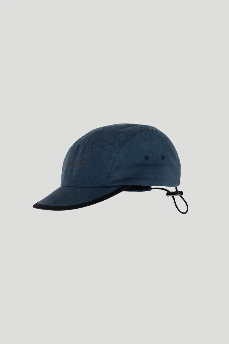 [AC93.Wood] 5-Panel Cap - Deepsea Blue