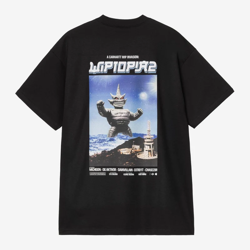 Carhartt WIP Heren Wiptopia II T-shirt | Zwart