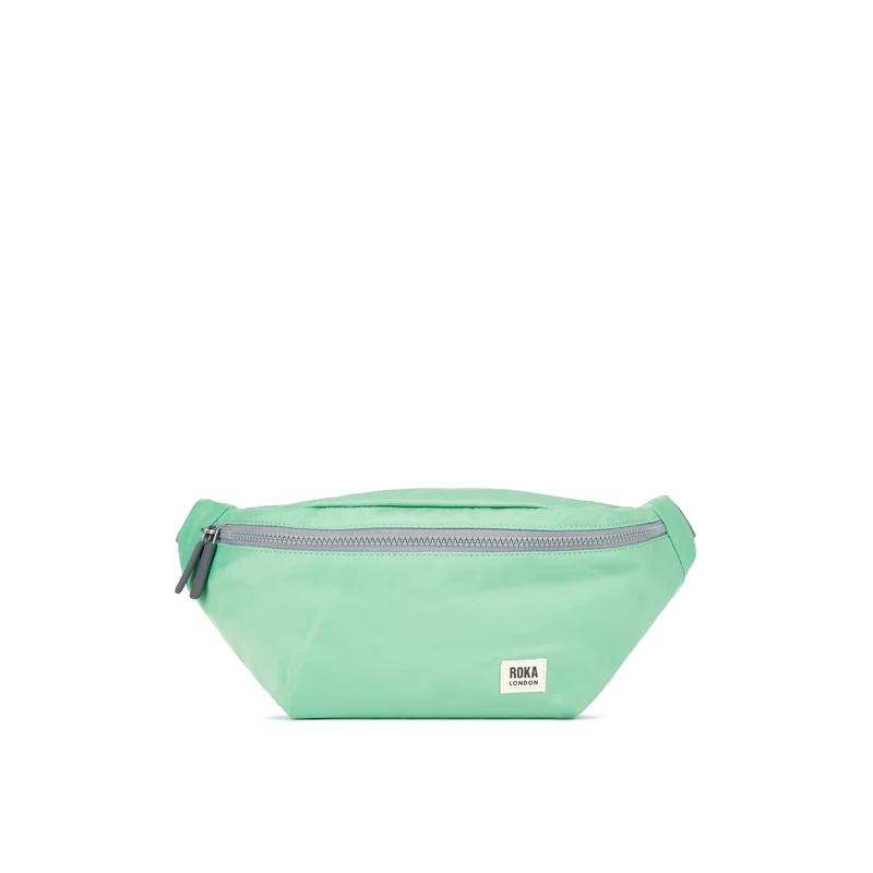 ROKA Jubilee Medium Gerecyclede Nylon Tas - Matcha