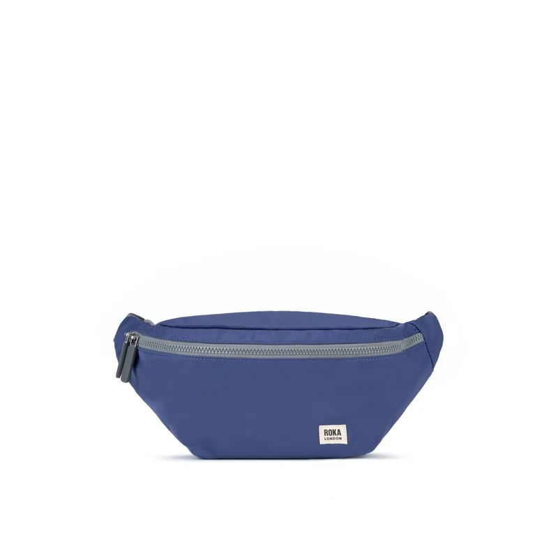ROKA Jubilee Medium Gerecyclede Nylon Tas - Indigo
