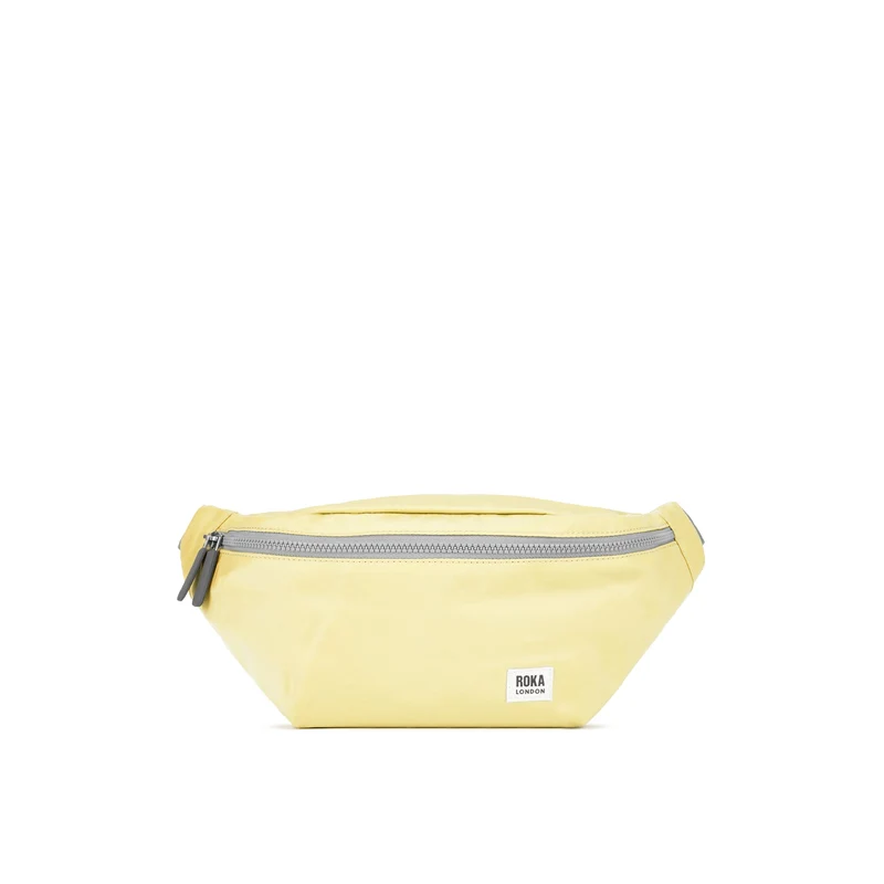 ROKA Jubilee Medium Gerecyclede Nylon Tas - Citroen