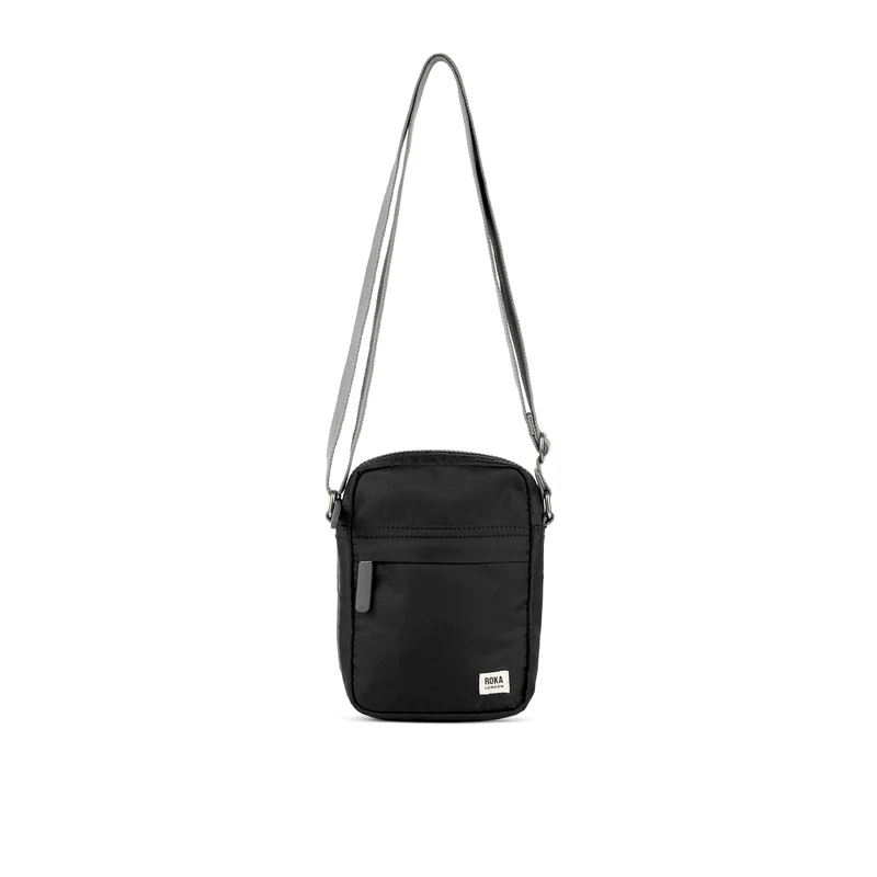 ROKA Bond Zwarte tas van gerecycled nylon