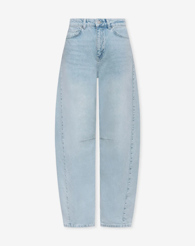 STEFFI BARREL LEG JEANS LICHTBLAUW