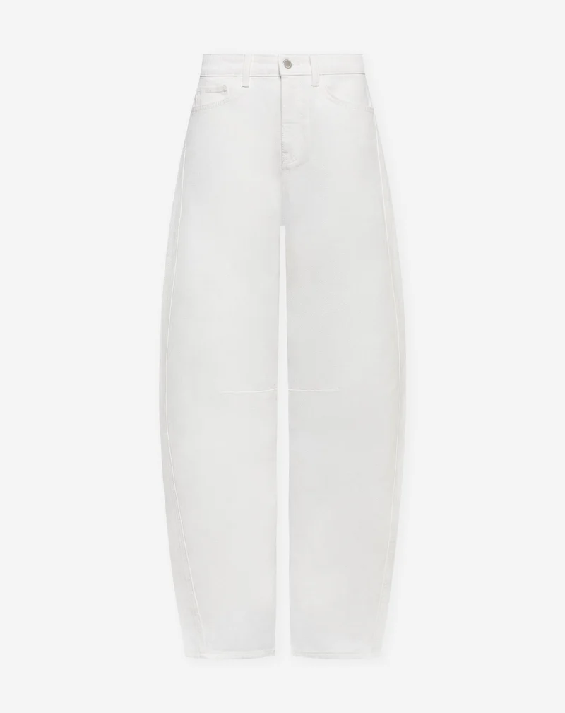 SARAH BARREL LEG JEANS WIT
