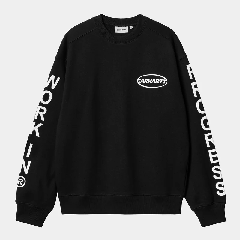 Carhartt WIP Heren Body of Work Sweat Top - Zwart