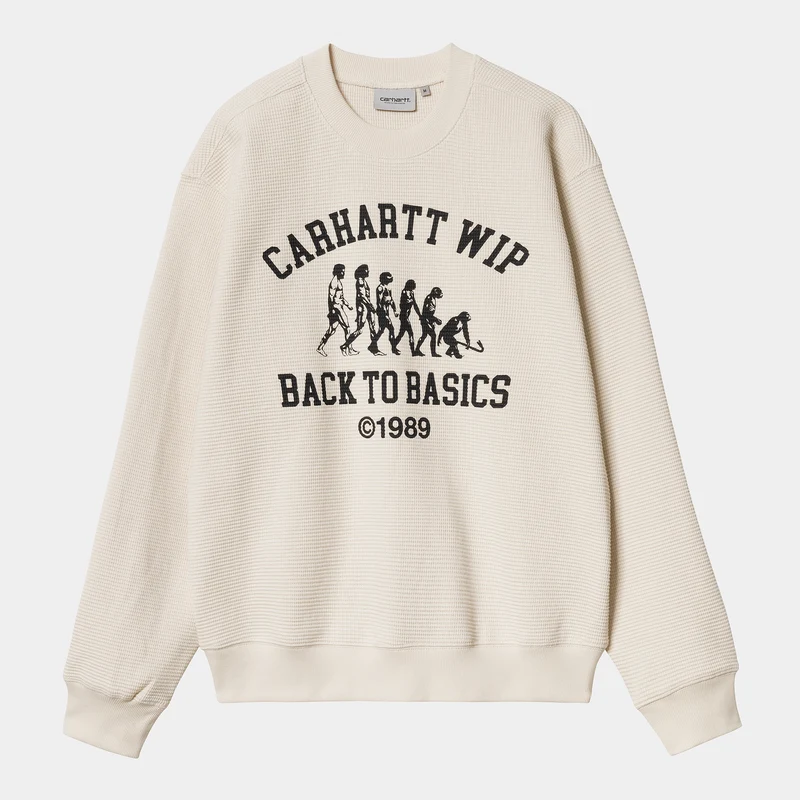 Carhartt WIP Heren Basics Sweat Top - Natuurlijk