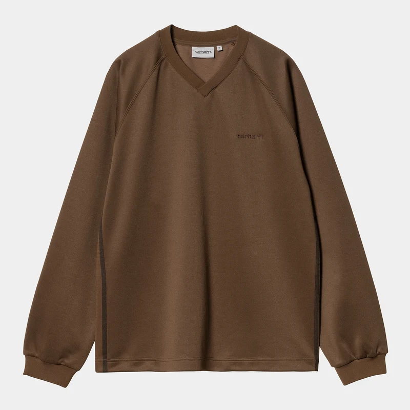 Carhartt WIP Heren Bolan V-hals Sweat Top - Chocolade / Tabak