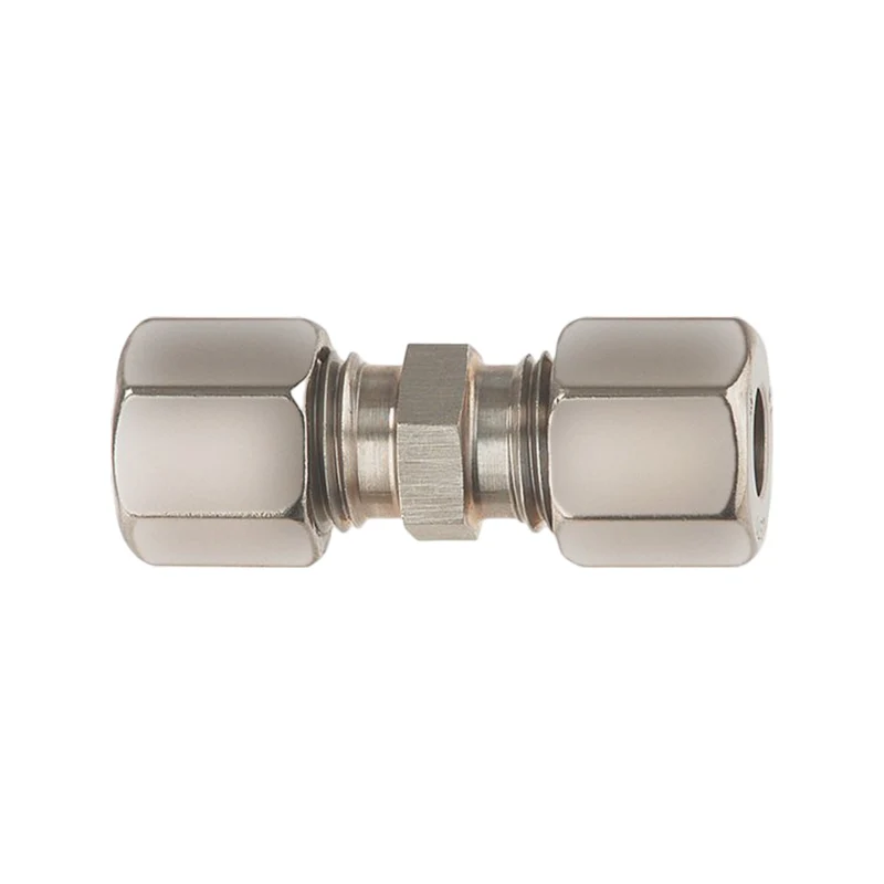 Gimeg Knelkoppeling Recht 8Mm Knelkoppeling X 8Mm Knelkoppeling Staal
