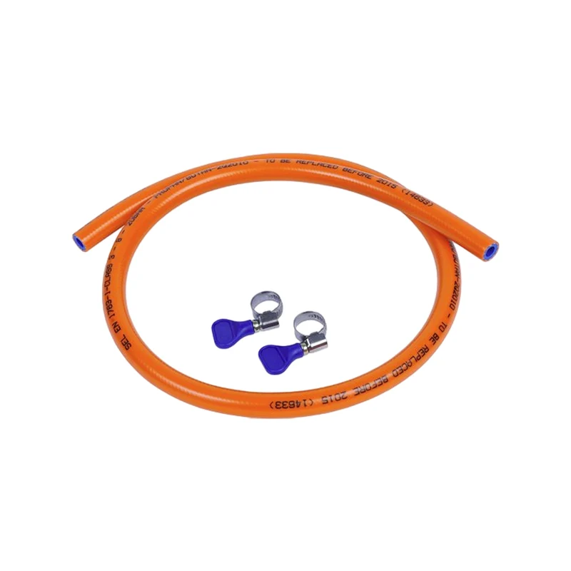 Gimeg HD gasslang pvc met 2 slangklemmen 3 m