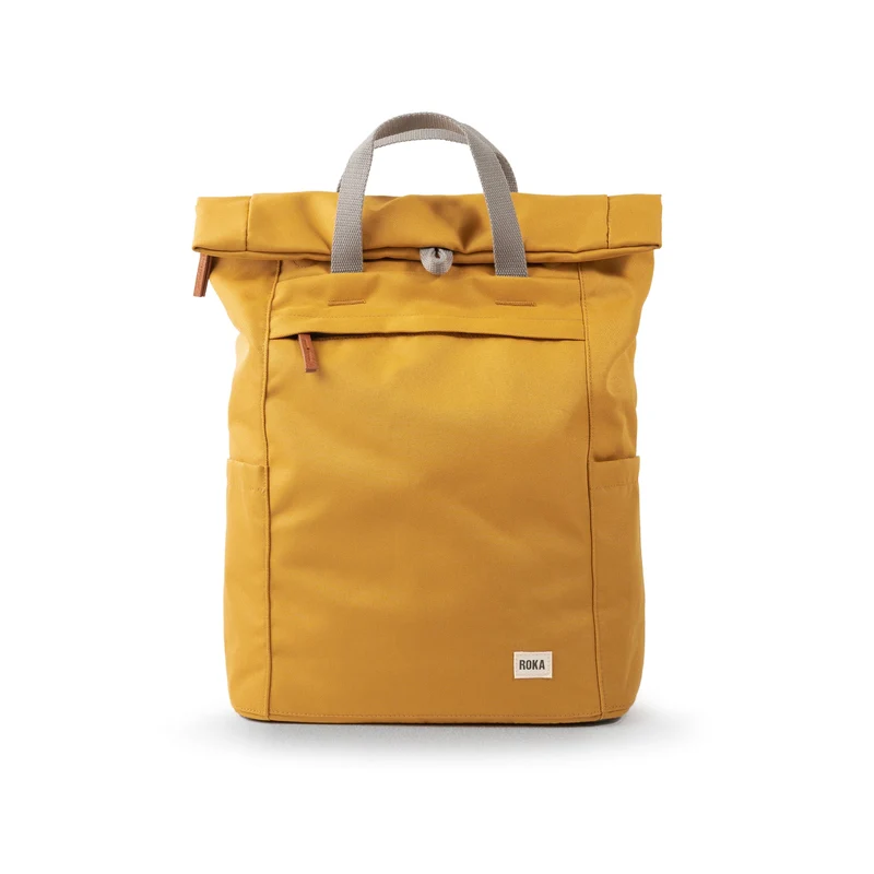 ROKA Finchley Een grote linnen tas van gerecycled canvas
