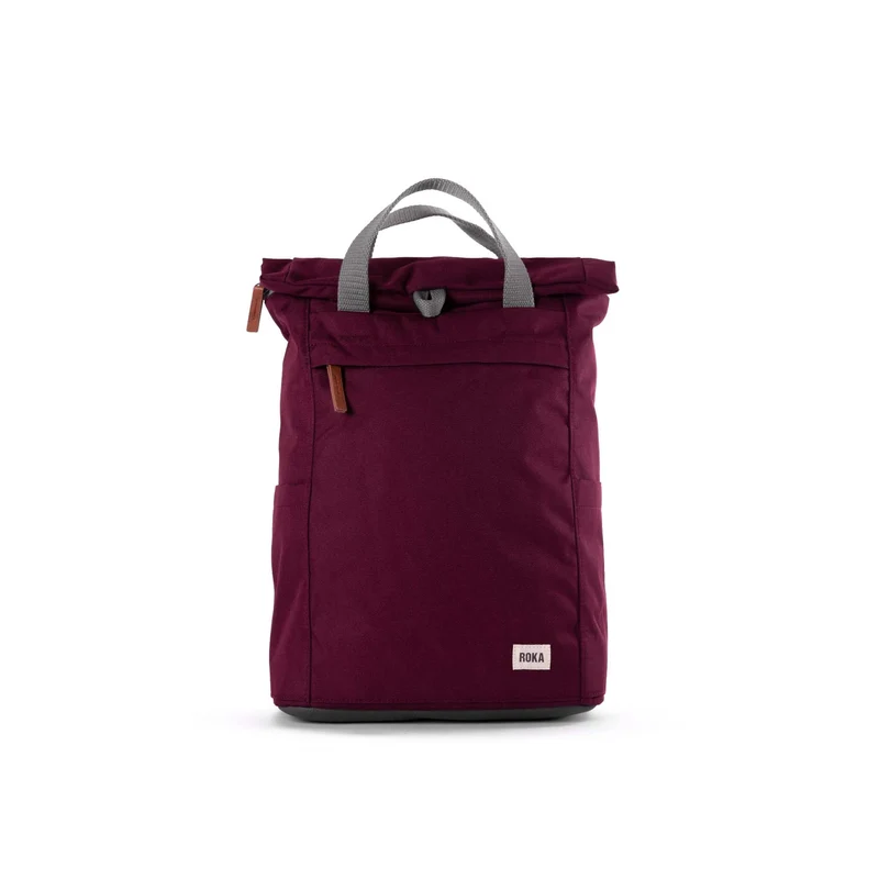 ROKA Finchley Een Sienna Medium tas van gerecycled canvas