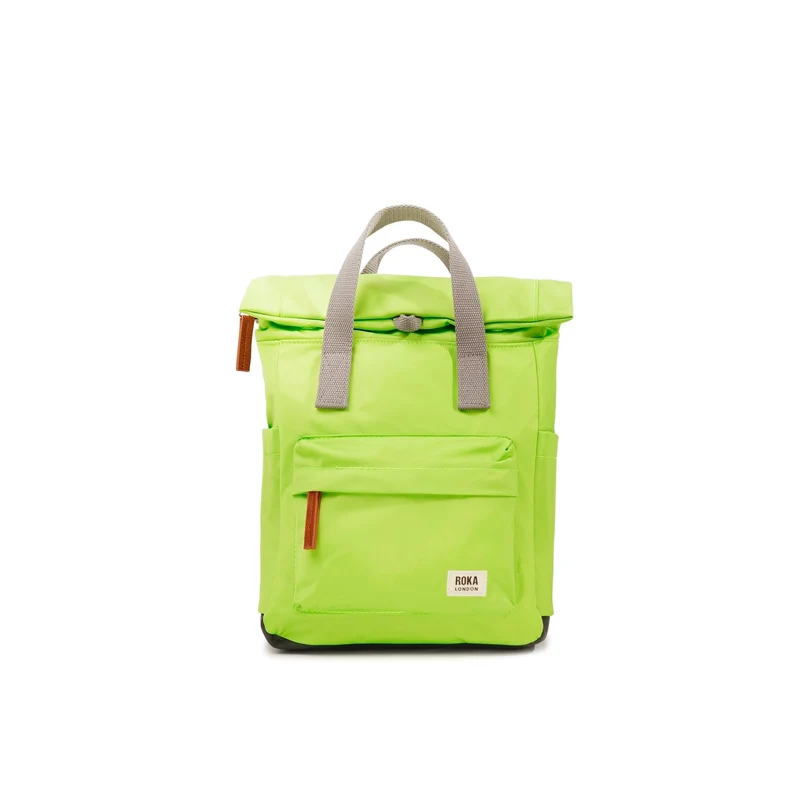 ROKA Canfield B Lime Kleine Tas van Gerecycled Nylon