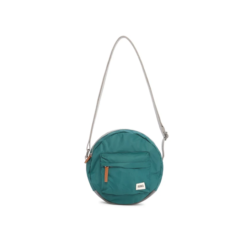 ROKA Paddington B Teal Kleine Tas van Gerecycled Nylon