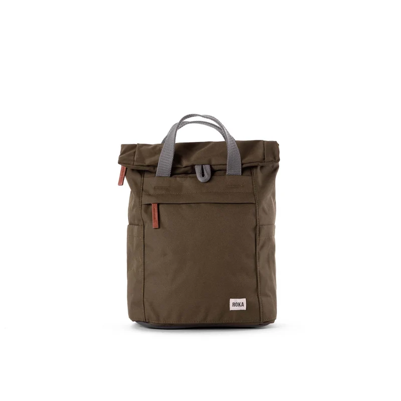 ROKA Finchley Een klein tasje van gerecycled canvas van Moss