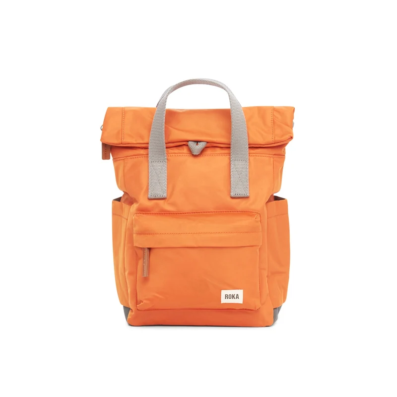 ROKA Canfield B Brandoranje Kleine Tas van Gerecycled Nylon