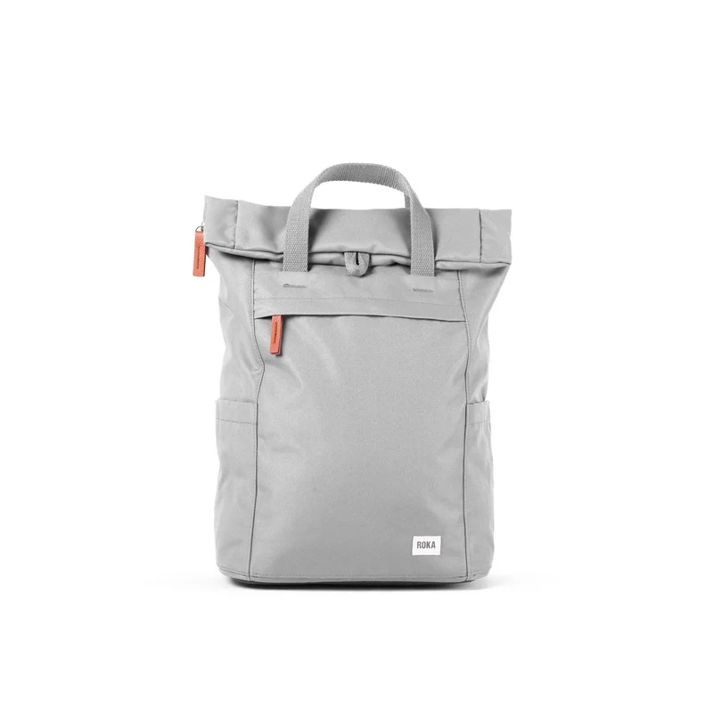 ROKA Finchley Een Stormy Medium tas van gerecycled canvas