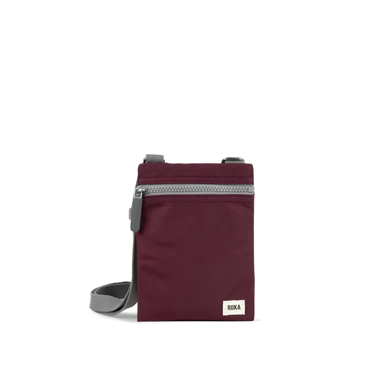 ROKA Chelsea Pruimkleurige tas van gerecycled nylon