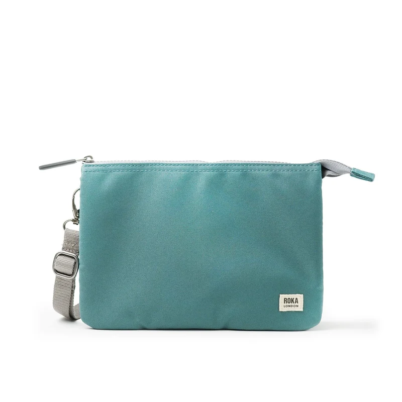 ROKA Carnaby Crossbodytas Sage XL van gerecycled canvas