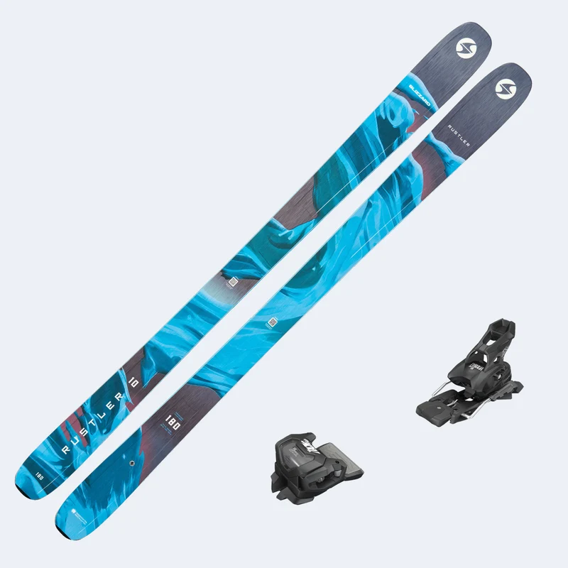 2027 Blizzard Rustler 10 Skis with Tyrolia Attack 14 GW Bindings