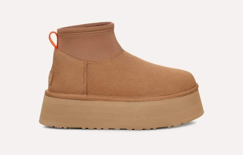 UGG Dames Mini Dipper Boots - Kastanje