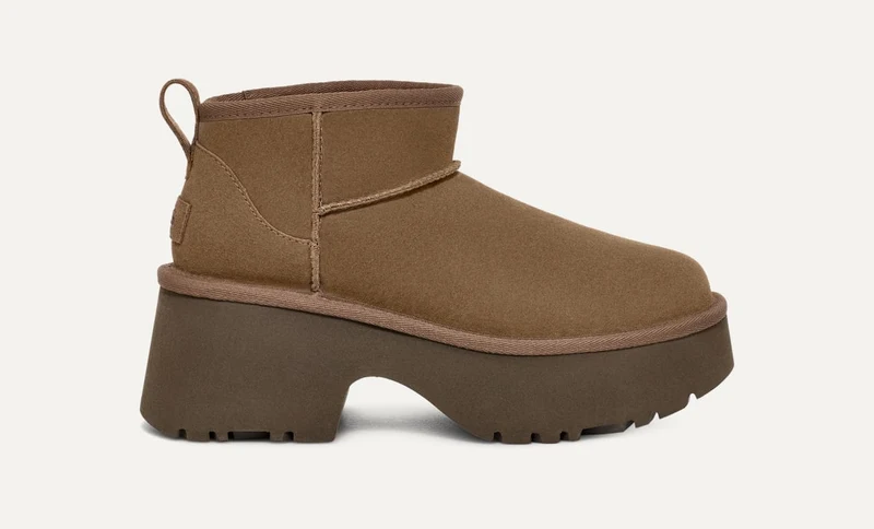 UGG Dames Classic Ultra Mini New Heights laarzen - Hickory