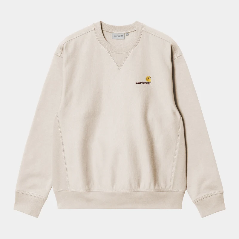 Carhartt WIP HEREN American Script Sweatshirt - Moonbeam