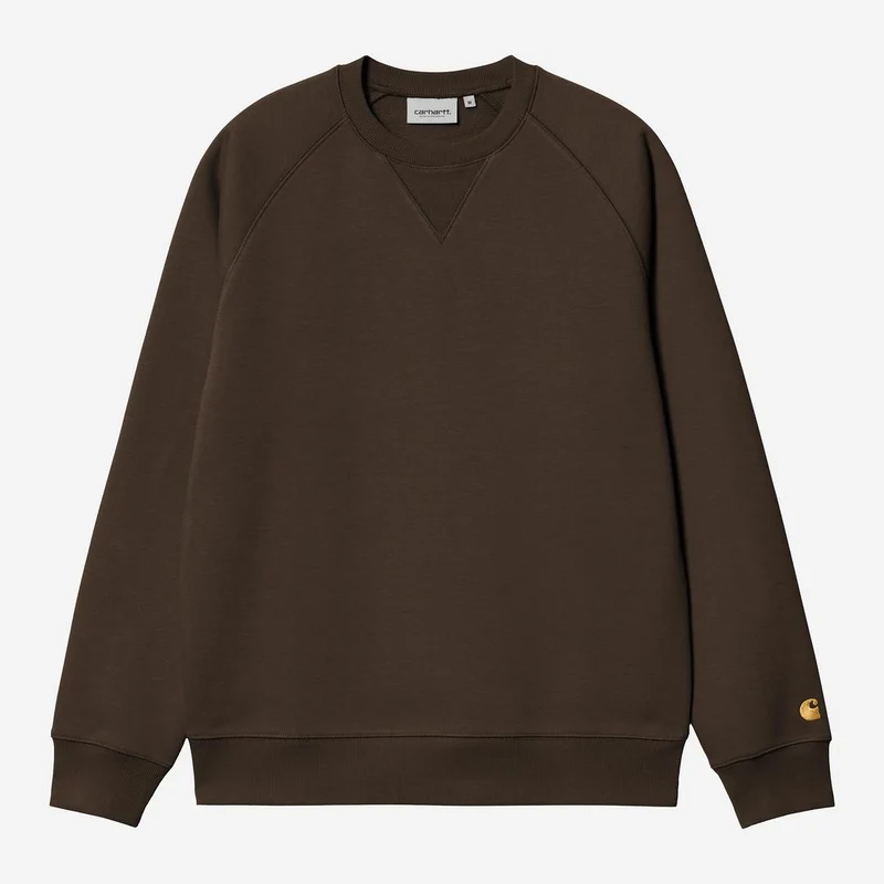 Carhartt WIP Heren Chase Sweat Top | Tabak