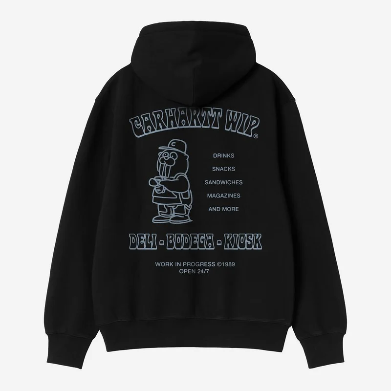 Carhartt WIP Heren Sandwich Hoodie | Zwart