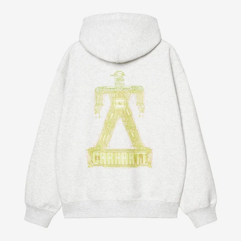 Carhartt WIP Heren Electric Boogie Hoodie | Ash Heather