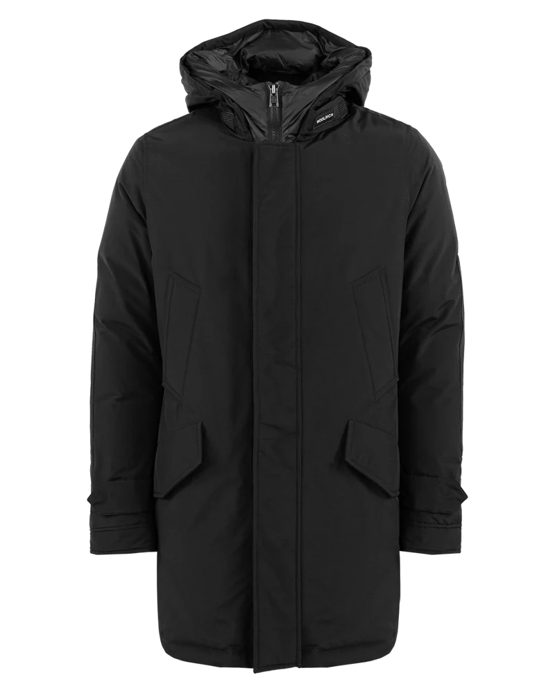 Woolrich Heren Polar Hoge Kraag Parka Zwart