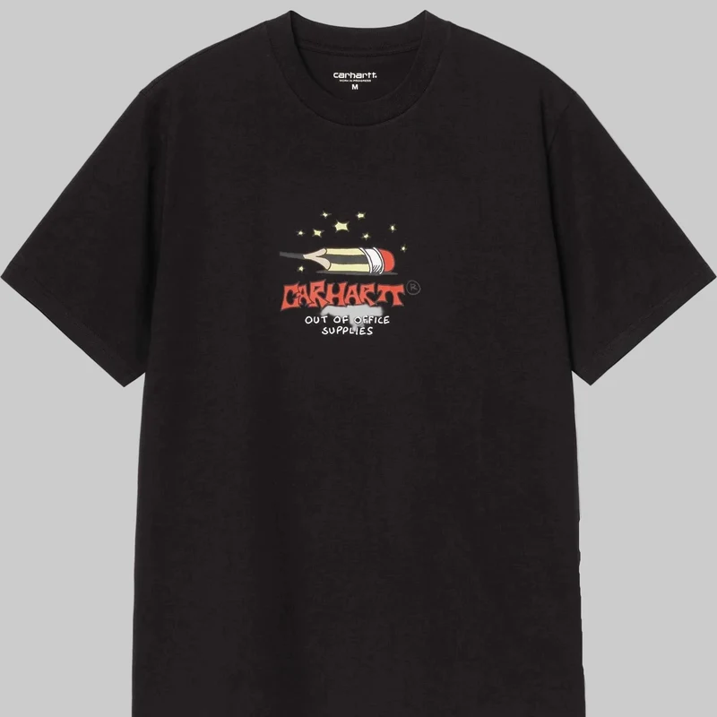 Carhartt WIP Heren T-shirt 'Work Life Romance' | Zwart
